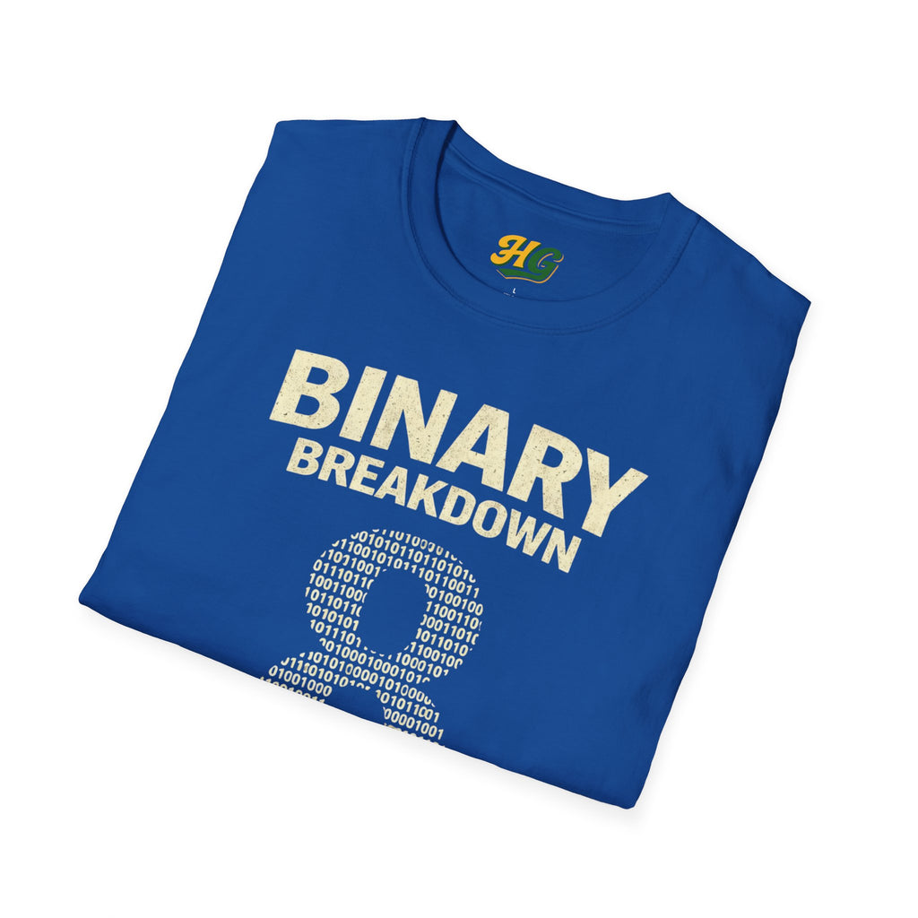inary Breakdown T-Shirt | 8 Bits = 1 Byte Computer Science Gift