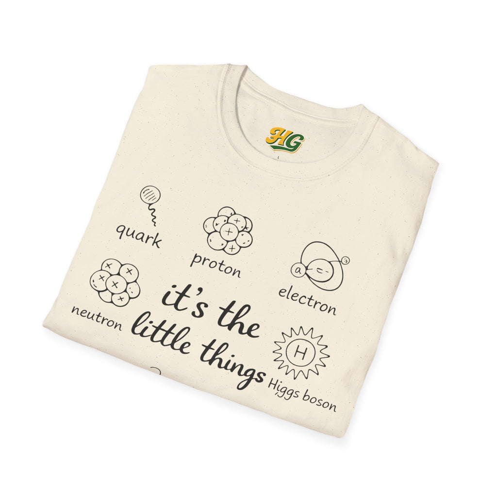 It’s The Little Things Physics T-Shirt – Particle Physics Tee for Science Nerds, Quantum Mechanics Shirt, STEM Gift for Physicists, Geeky Science Apparel