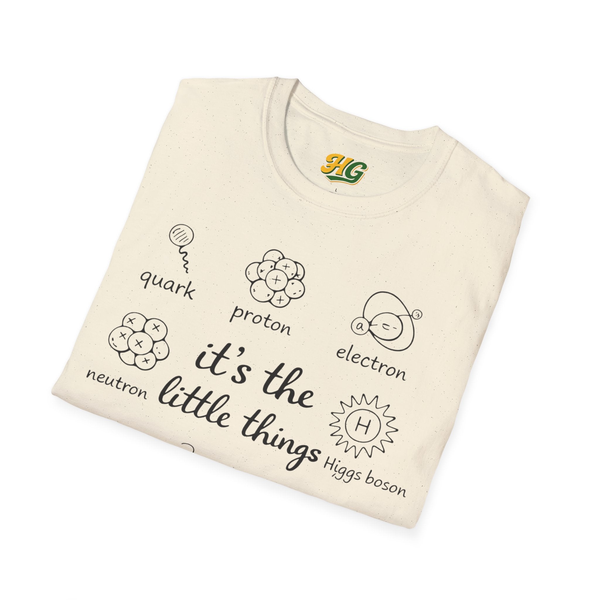 It’s The Little Things Physics T-Shirt – Particle Physics Tee for Science Nerds, Quantum Mechanics Shirt, STEM Gift for Physicists, Geeky Science Apparel