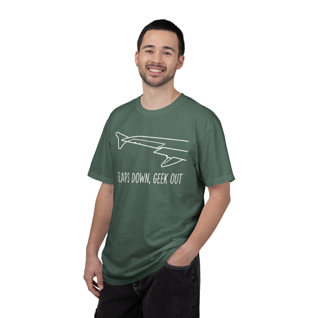 Flaps down. Geek out. | Aviation Enthusiast T-Shirt for Avgeeks