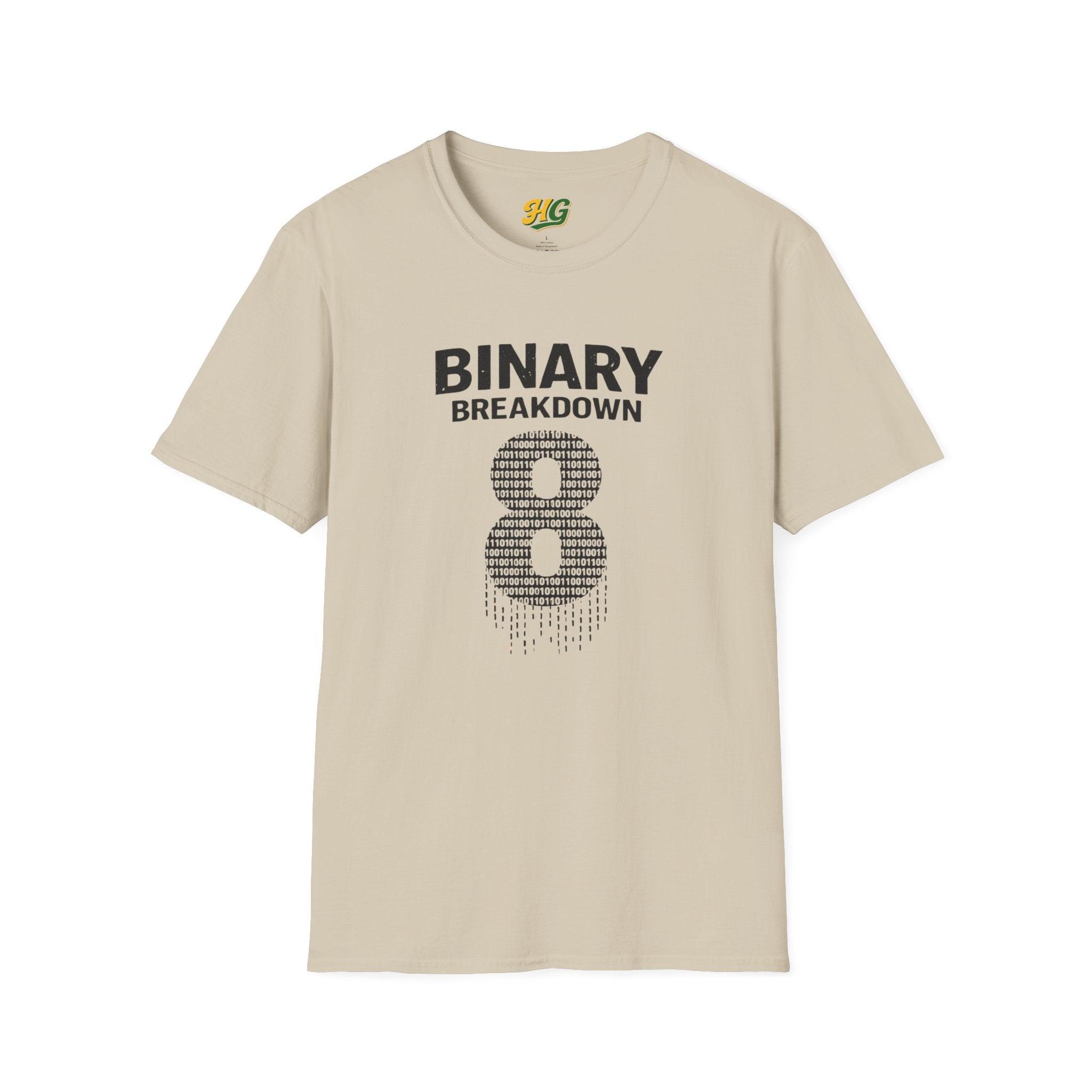 inary Breakdown T-Shirt | 8 Bits = 1 Byte Computer Science Gift