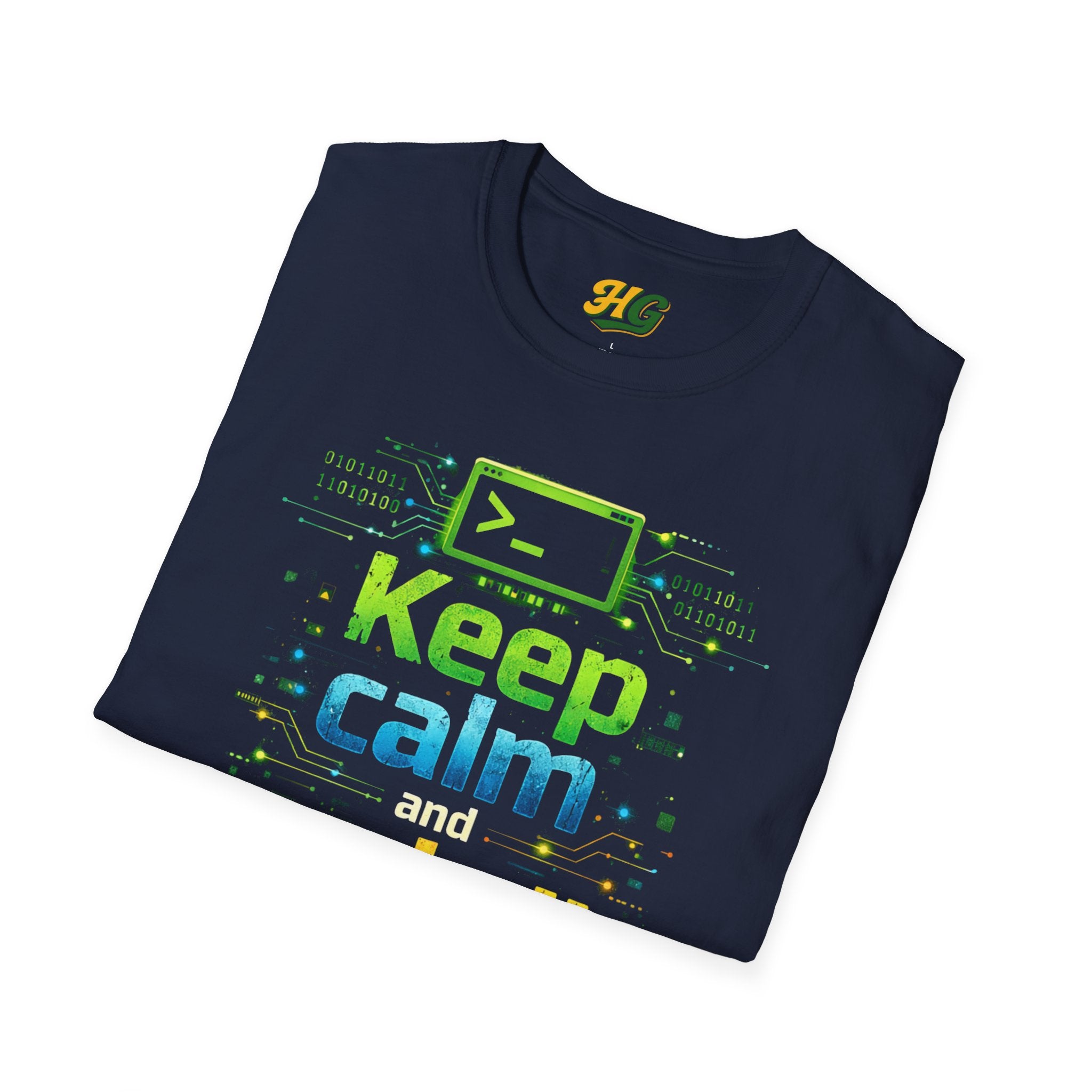 Keep Calm and sudo!! Funny Programmer Linux T-Shirt | Sysadmin Developer Geek Tee