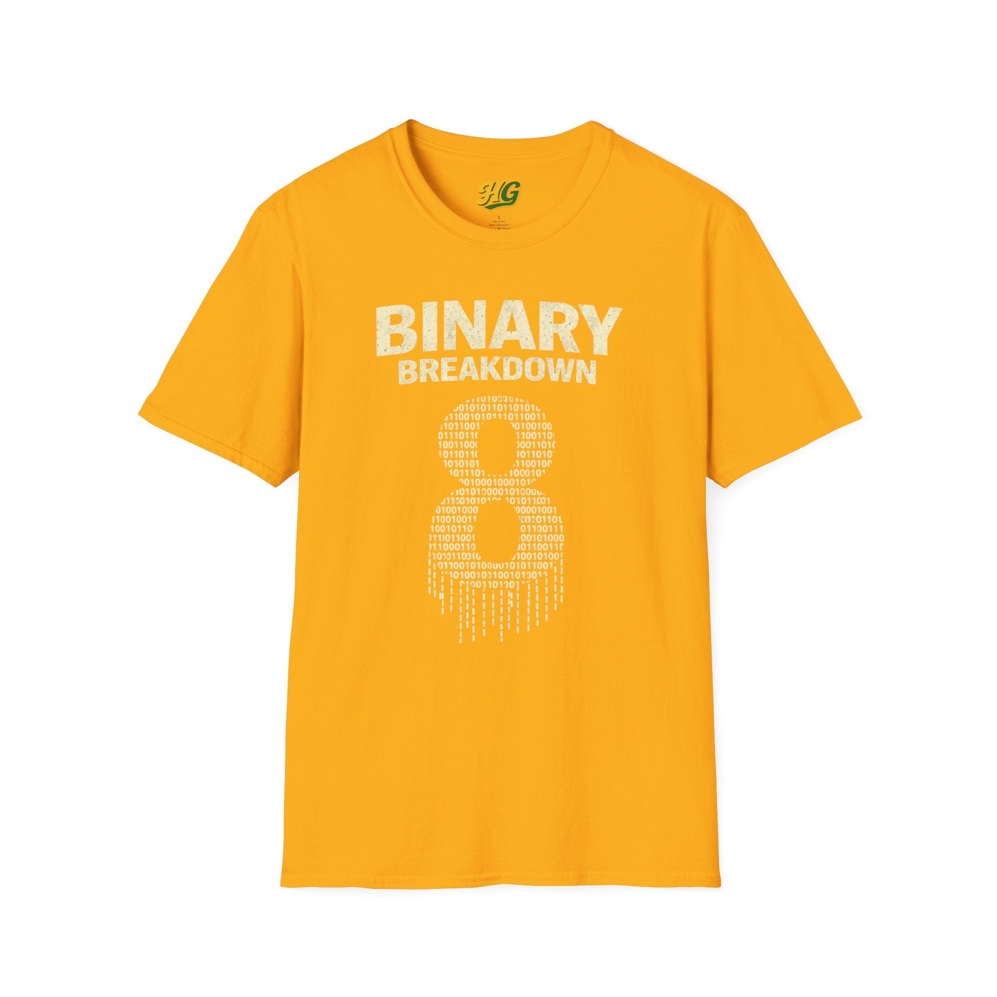inary Breakdown T-Shirt | 8 Bits = 1 Byte Computer Science Gift