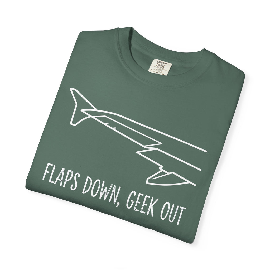 Flaps down. Geek out. | Aviation Enthusiast T-Shirt for Avgeeks