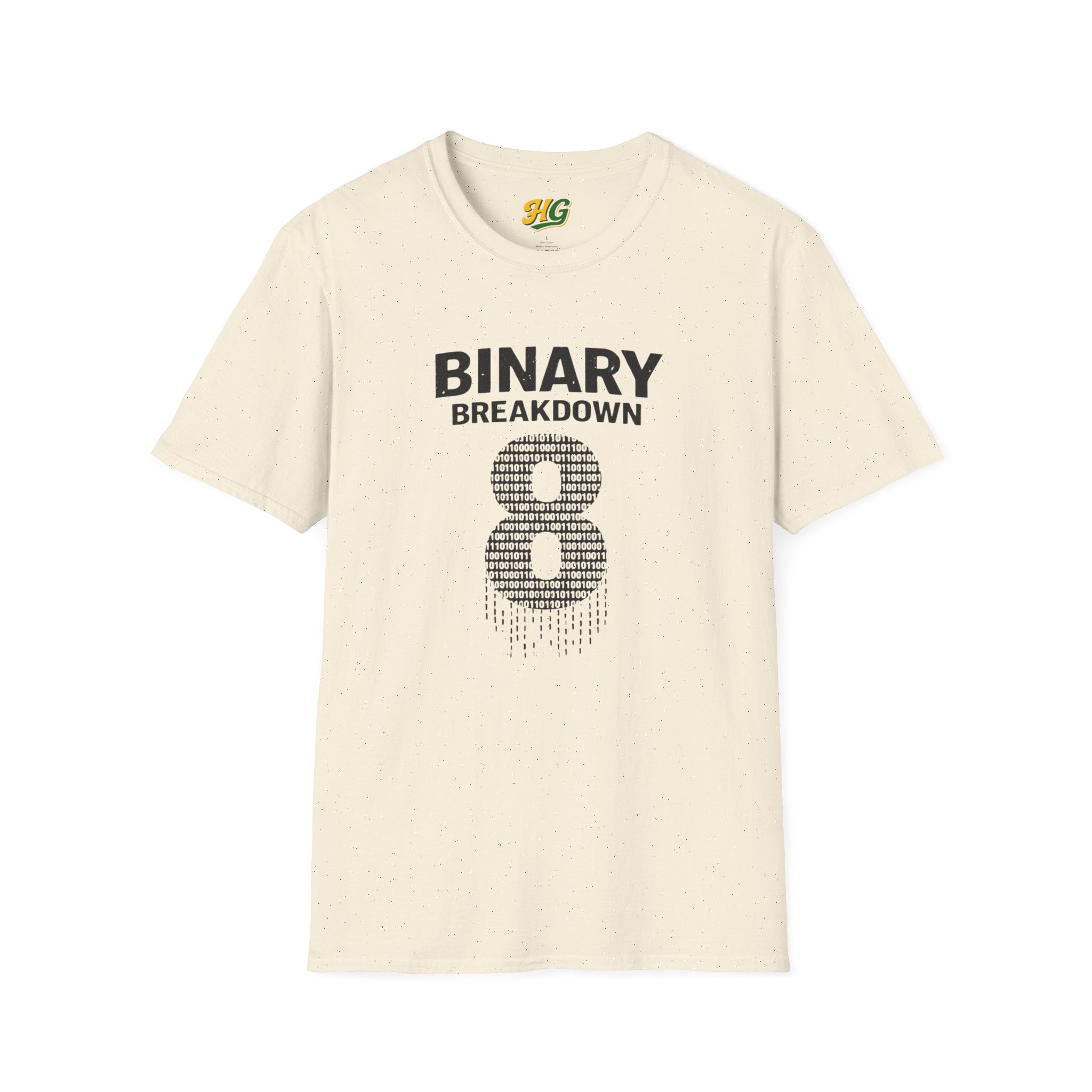 inary Breakdown T-Shirt | 8 Bits = 1 Byte Computer Science Gift