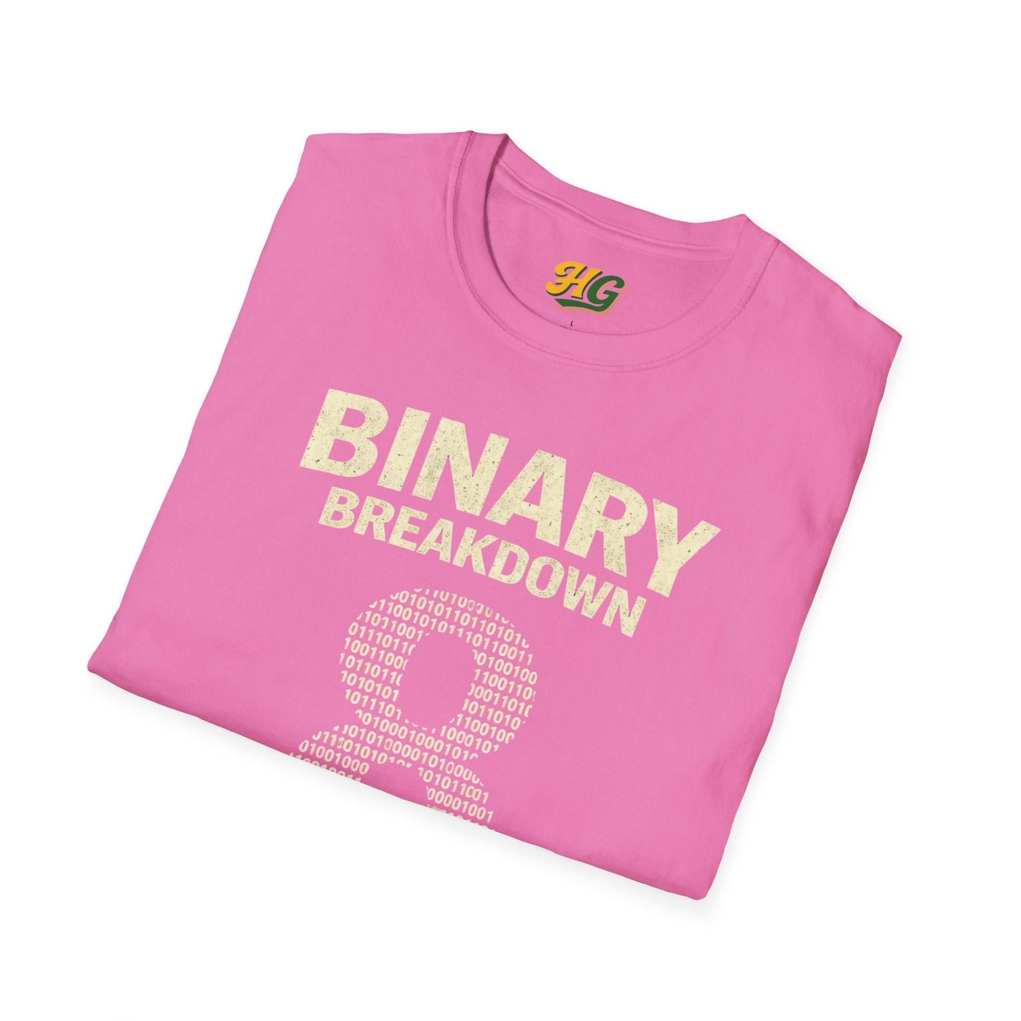 inary Breakdown T-Shirt | 8 Bits = 1 Byte Computer Science Gift