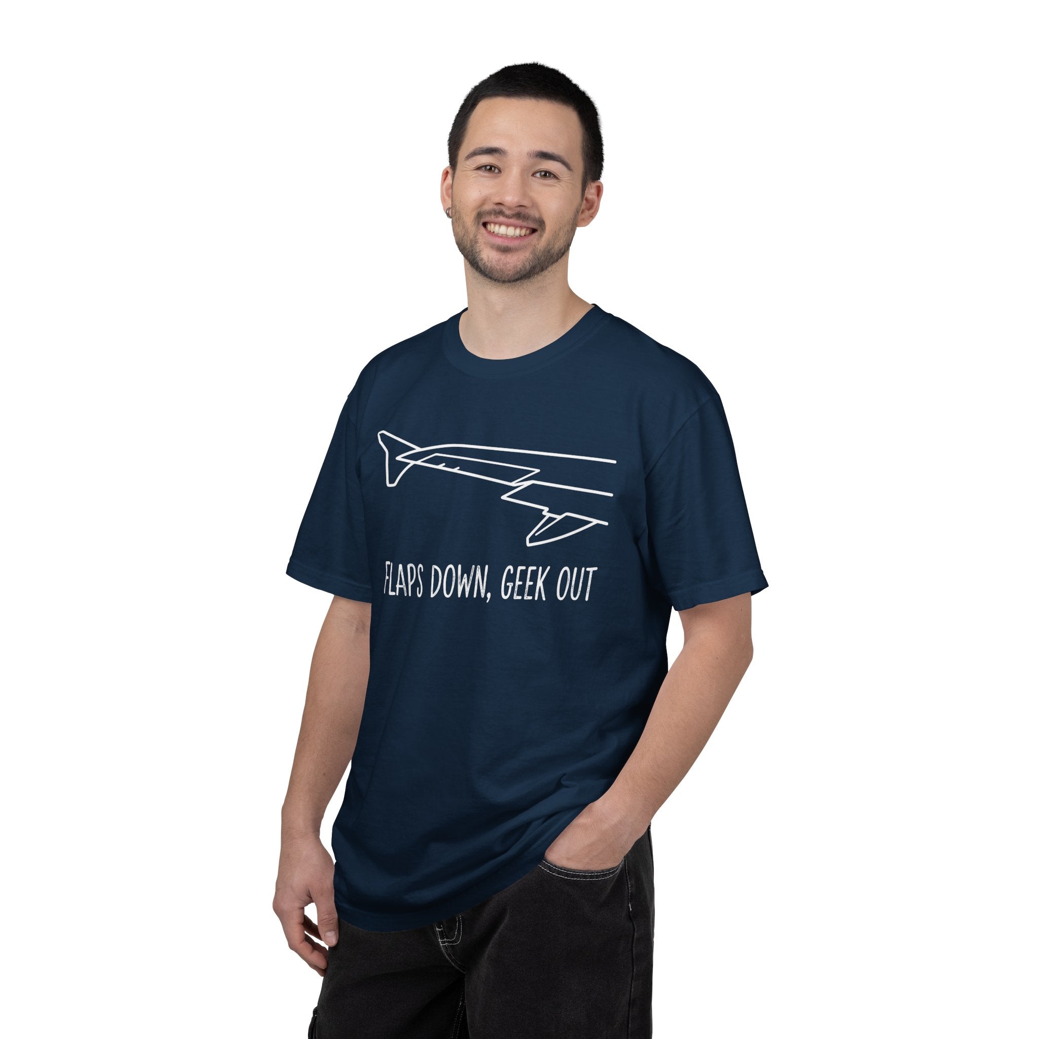Flaps down. Geek out. | Aviation Enthusiast T-Shirt for Avgeeks