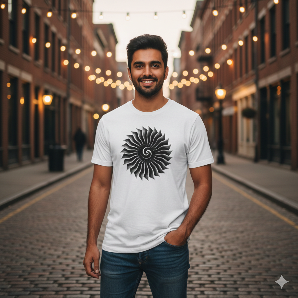 GE90 Engine Fan Blade T-shirt for Airplane Geeks