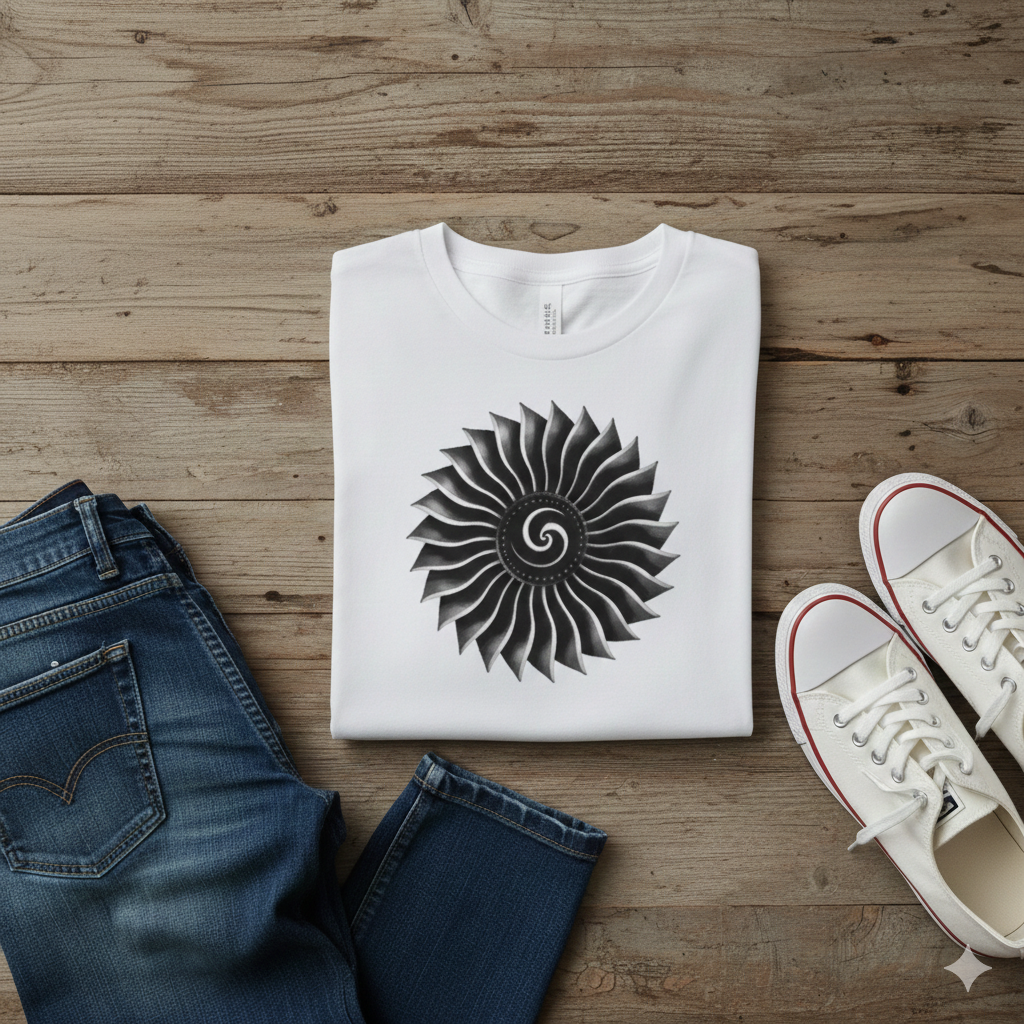 GE90 Engine Fan Blade T-shirt for Airplane Geeks