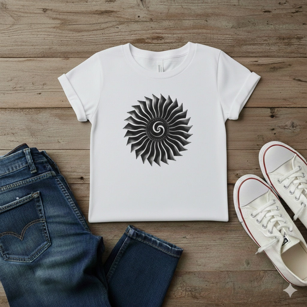 GE90 Engine Fan Blade T-shirt for Airplane Geeks