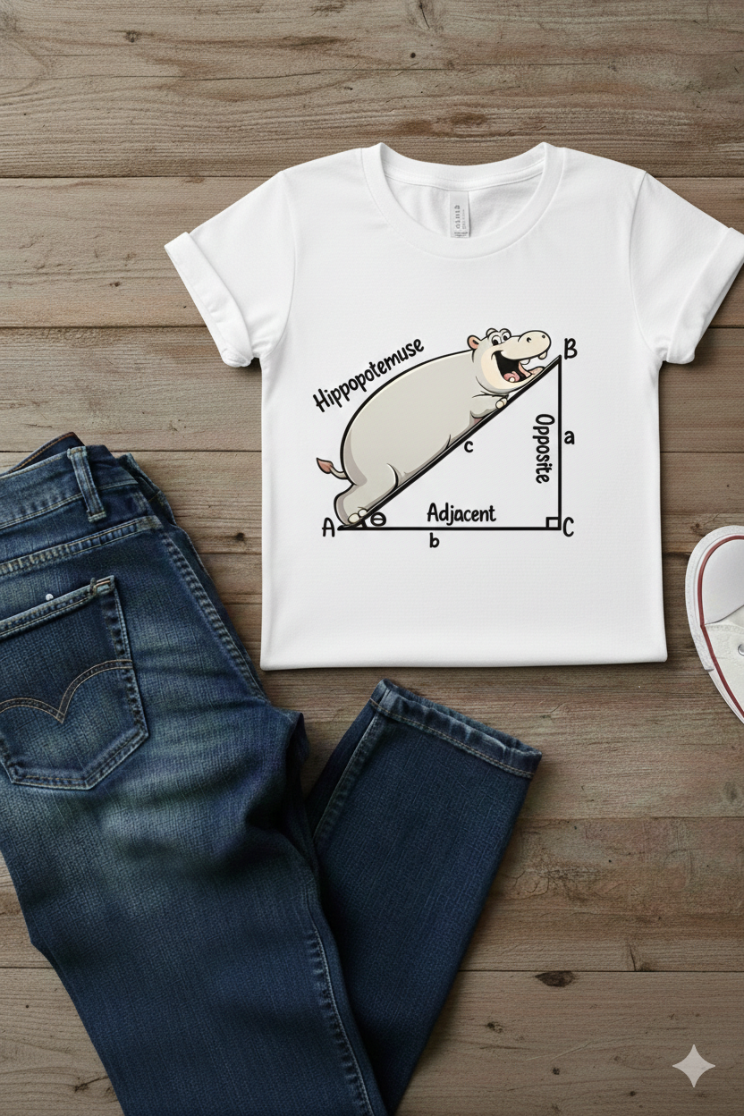 Pythagoras Theorem Witty T-shirt