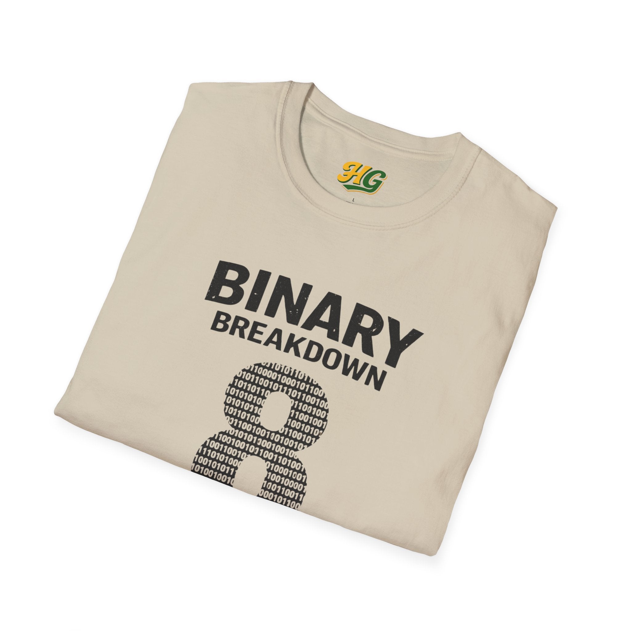 inary Breakdown T-Shirt | 8 Bits = 1 Byte Computer Science Gift
