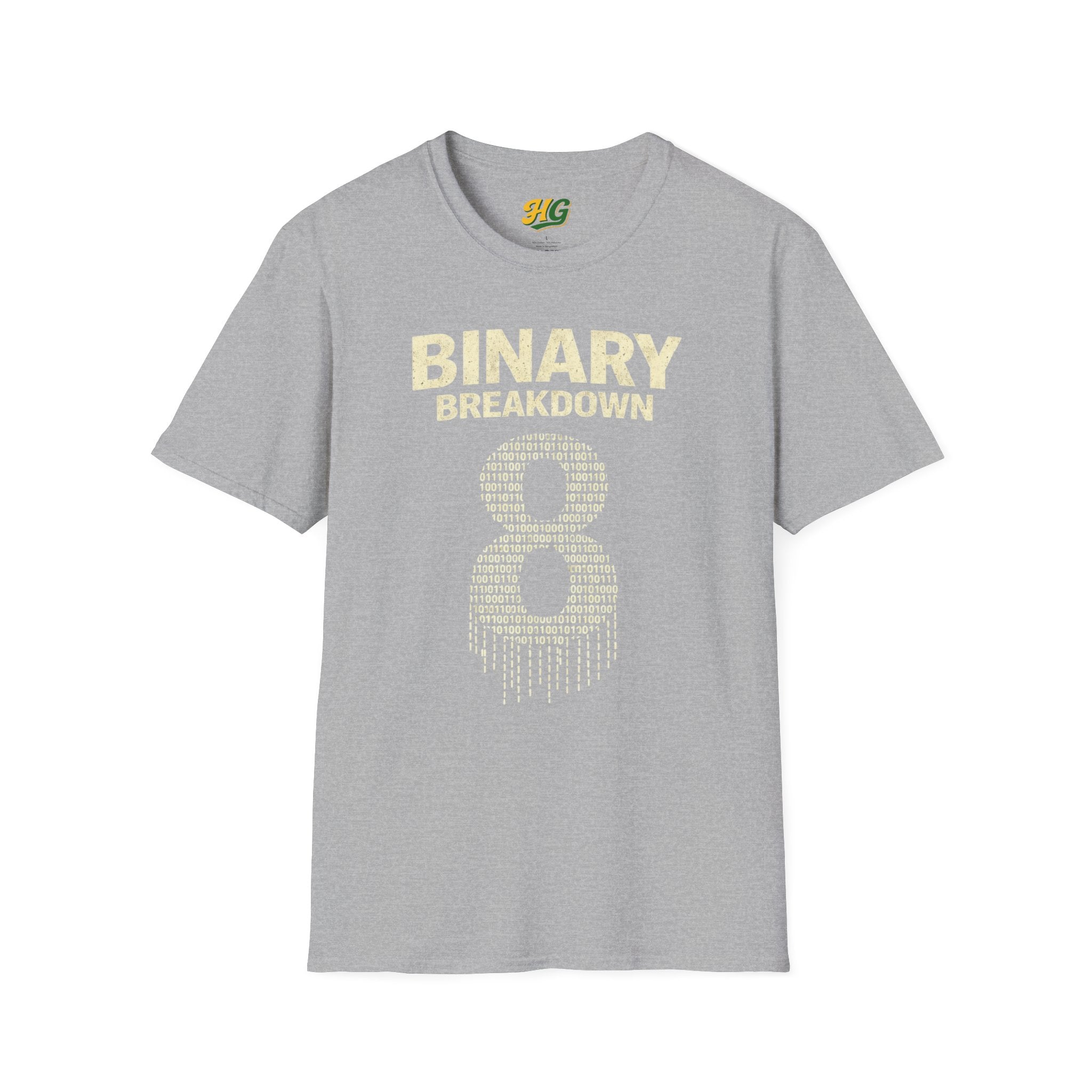 inary Breakdown T-Shirt | 8 Bits = 1 Byte Computer Science Gift