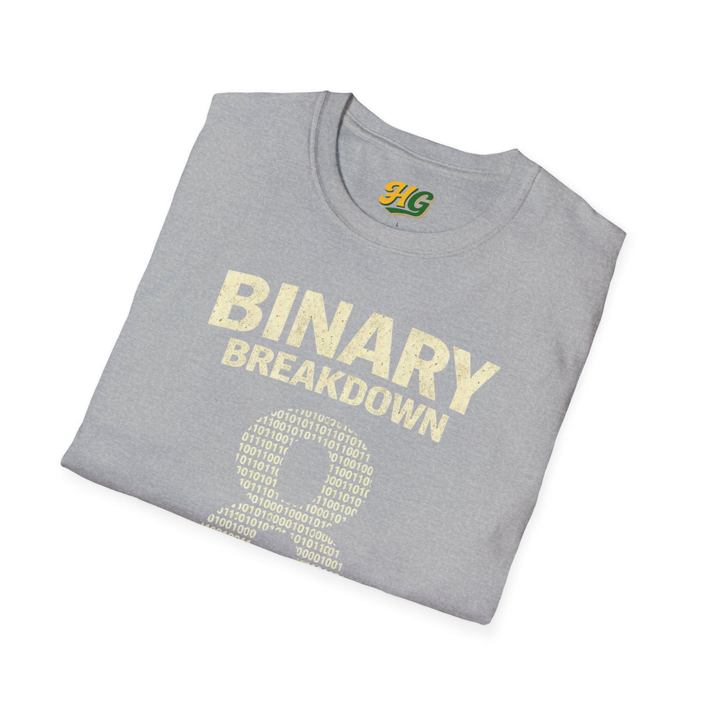 inary Breakdown T-Shirt | 8 Bits = 1 Byte Computer Science Gift