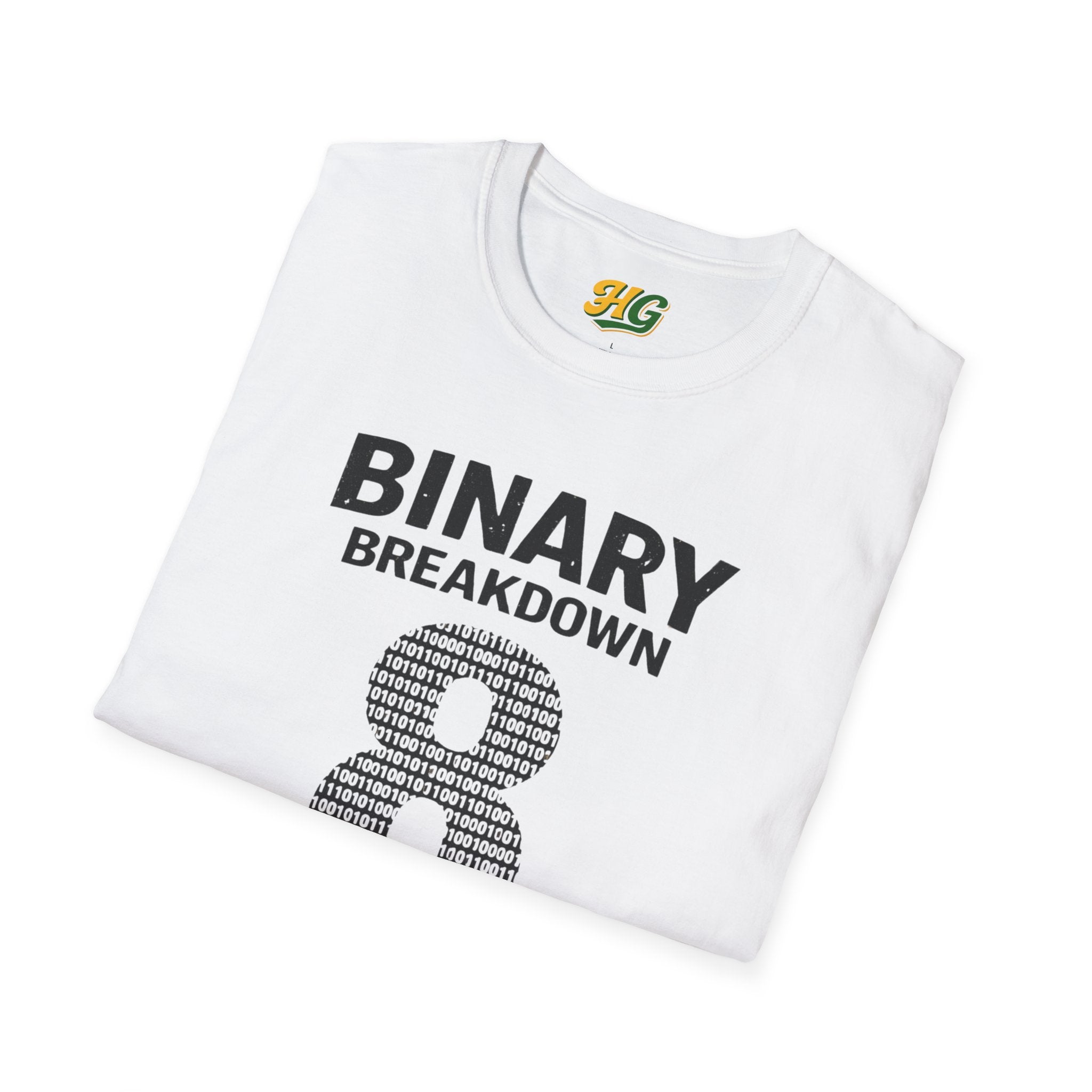 inary Breakdown T-Shirt | 8 Bits = 1 Byte Computer Science Gift